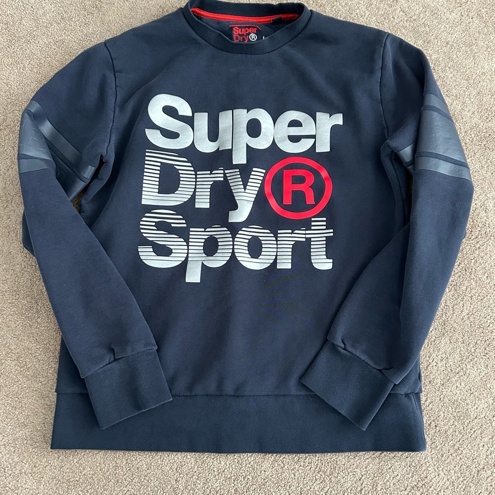 Superdry‎ Sport Navy Crewneck Sweater